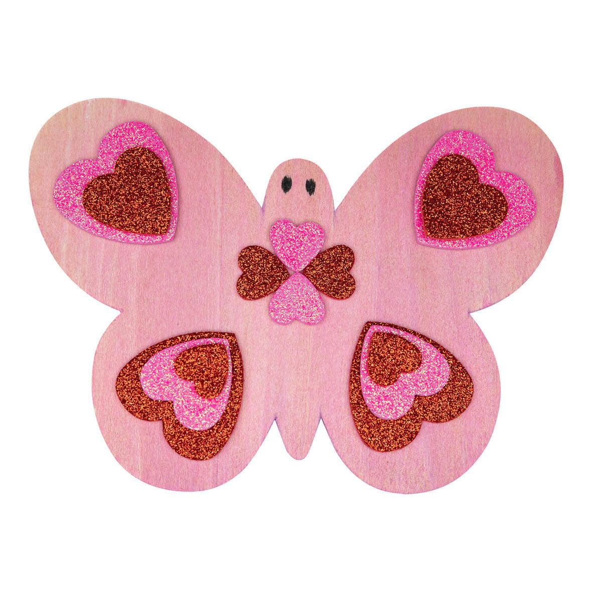 Färbung - Foamstickers Glitter Hartjes, 100..