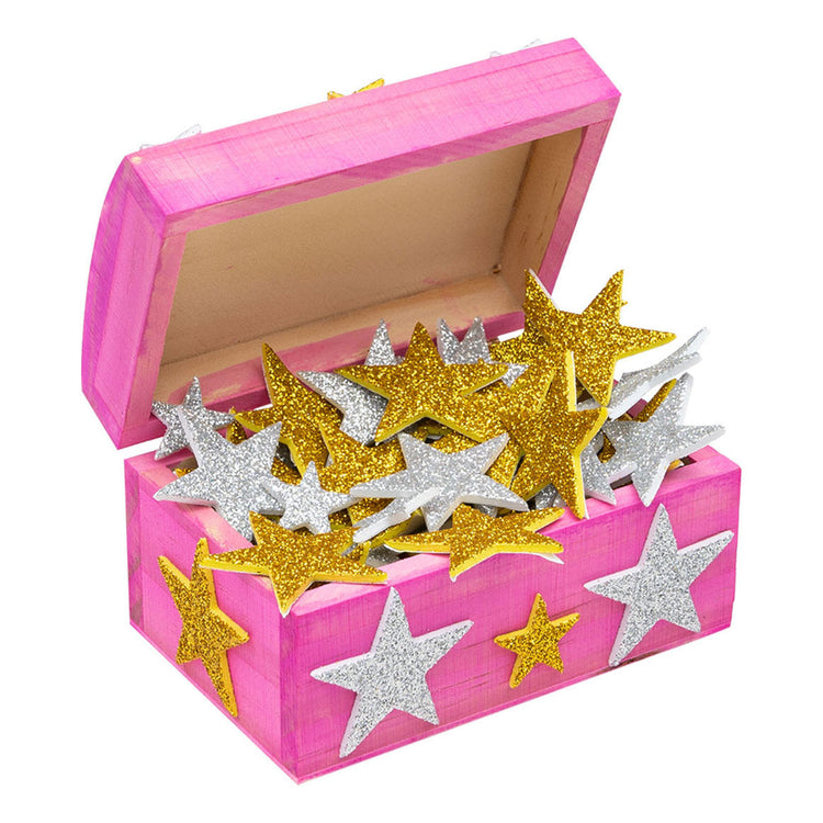 Farbgebiete - Foamstickers Glitterstars, 100..