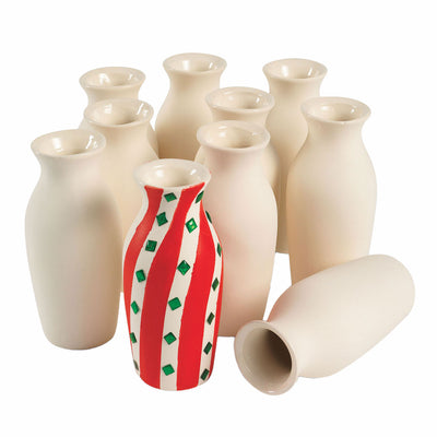 Färbung - Dekorieren Sie Ihre eigene Keramikvase, 12 Set von 12