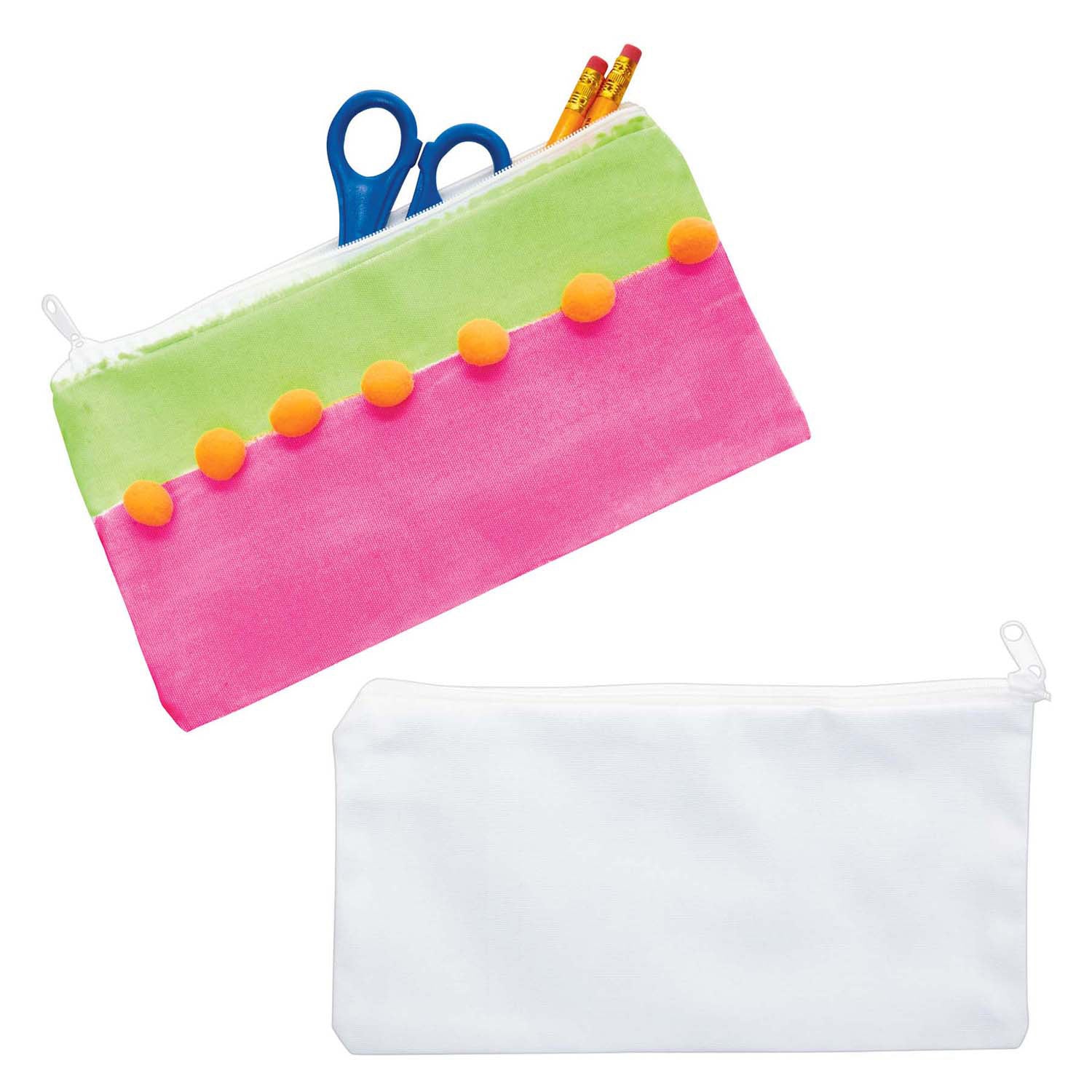 Färben dekorieren Sie Ihre eigene Taschen -Leinwand, 12 Set von 12