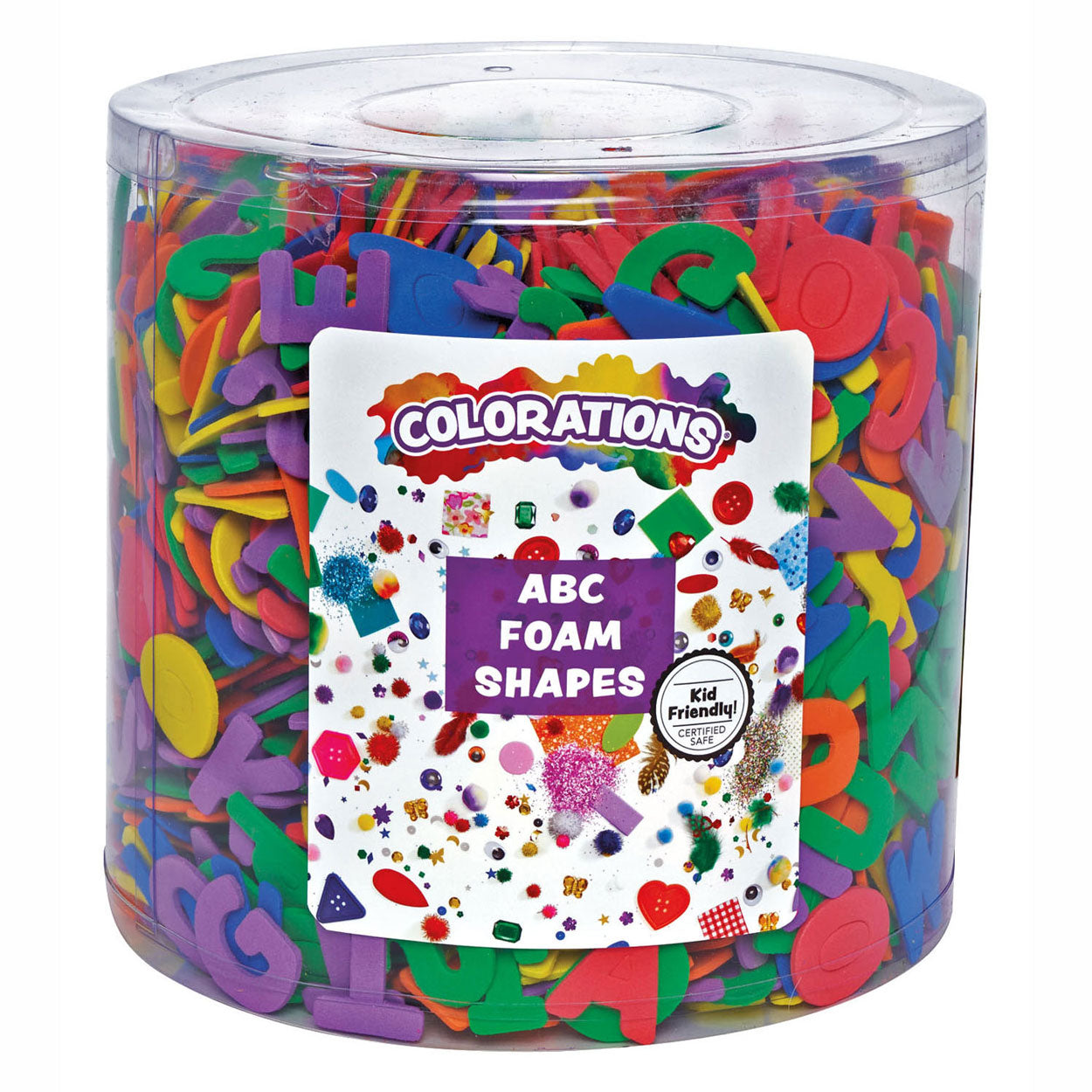 Colorations - ABC-Schaumstoffbuchstaben im Eimer, 2208Stk.