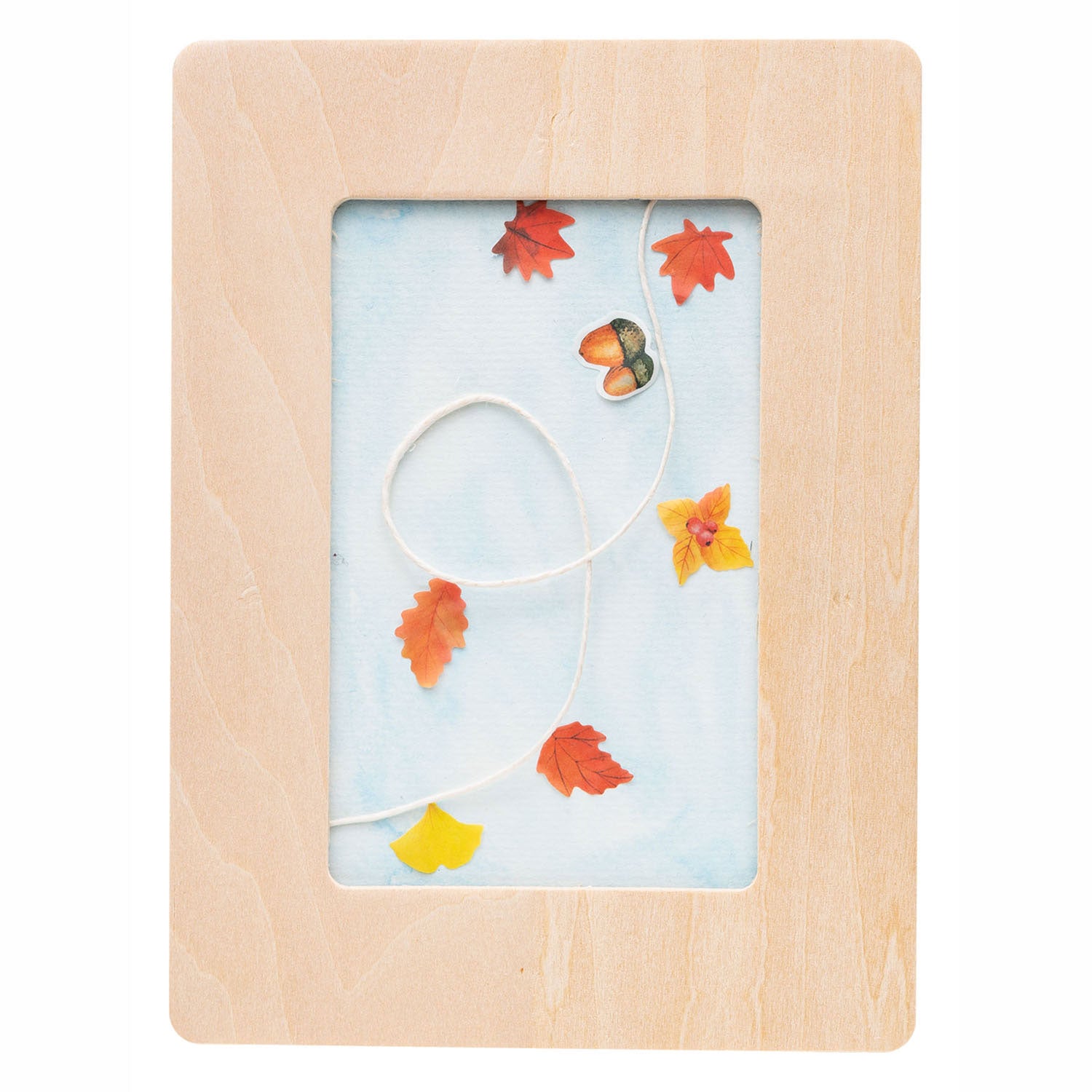 Farbgebiete - Wasbst -Herbstthema auf ROL, 80..