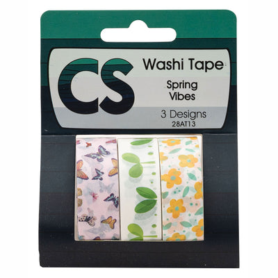 Färbung - Washi Tape Feder 3 Rollen, 5mtr.