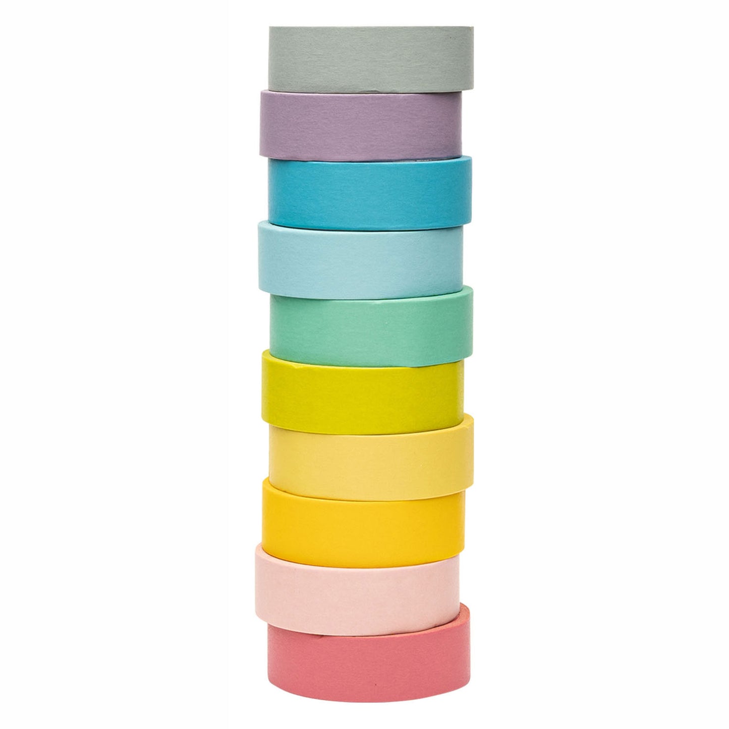 Färbung - Washi Tape Pastellfarben, 10 Set von 10