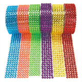 Färbeband Kunststoff Edelsteine ​​Farbe, 6 Set von 6 - afbeelding 1