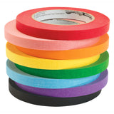 Farbmaskelband 8 Farben 55 Meter pro Farbe - afbeelding 1