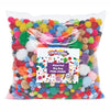 Colorations Beutel mit Pompons 450g, 1200Stück.