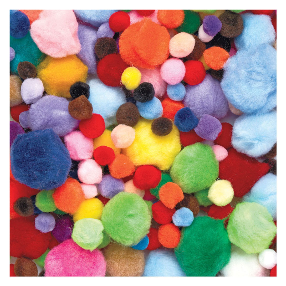 Colorations Beutel mit Pompons 450g, 1200Stück.