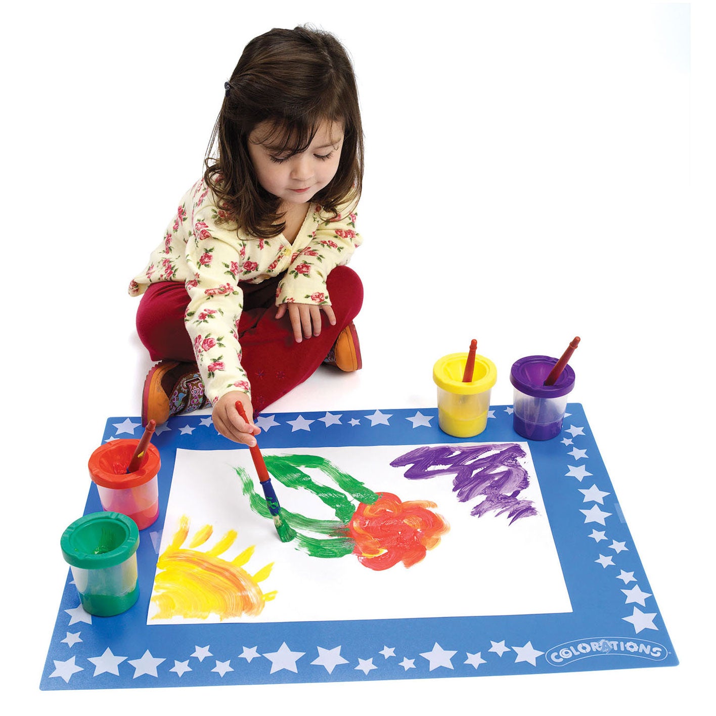 Färben - Halten Sie es sauber, placemat, 6 Set von 6