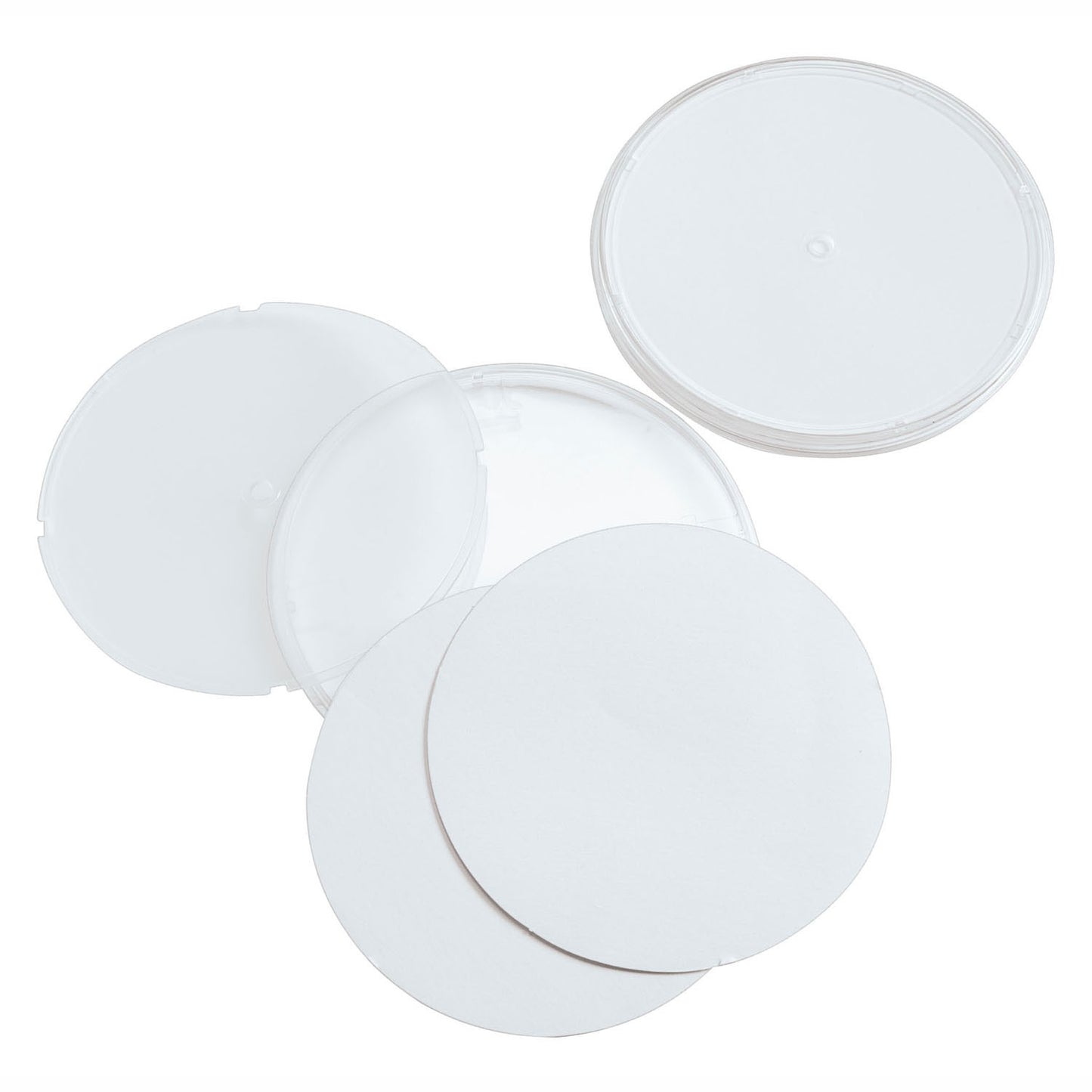 Färbung - Dekorieren Sie Ihre eigenen Untersetzer transparent, 12 Set von 12