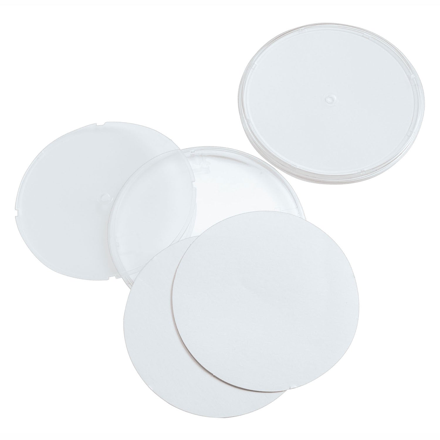 Färbung - Dekorieren Sie Ihre eigenen Untersetzer transparent, 12 Set von 12