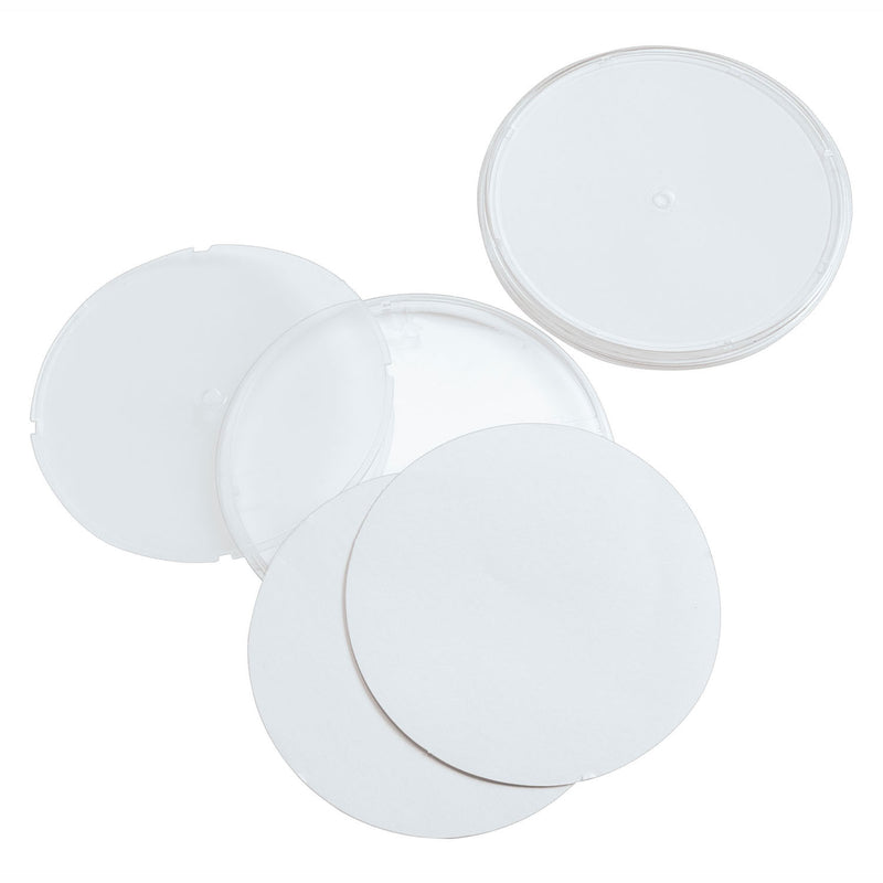 Färbung - Dekorieren Sie Ihre eigenen Untersetzer transparent, 12 Set von 12