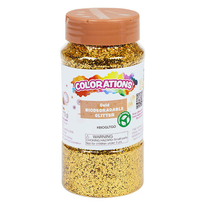 Colorationen – biologisch abbaubarer Glitzer – Gold, 113 Gramm