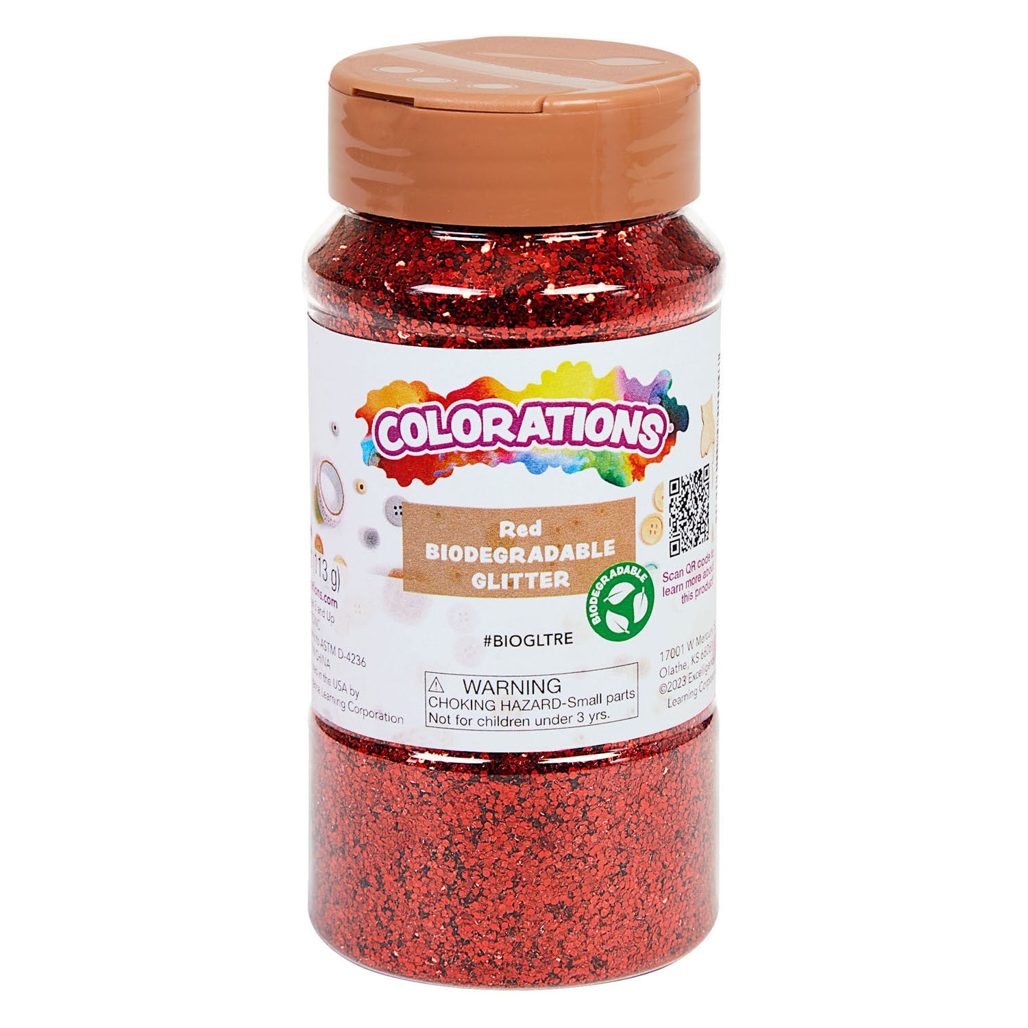 Färbung - organischer Abbaubarer Glitzer - Rot, 113 Gramm