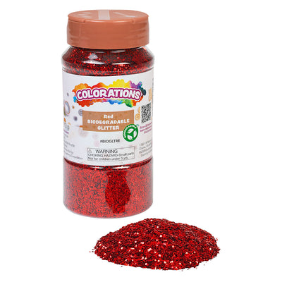 Färbung - organischer Abbaubarer Glitzer - Rot, 113 Gramm