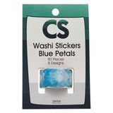 Farbgebiete Washi Sticker Blue Blütenblätter, 80.. - afbeelding 2