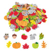 Farbgeborene Selbstadhäsive Foamstickers Herbst, 300st.