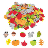 Farbgeborene Selbstadhäsive Foamstickers Herbst, 300st. - afbeelding 1