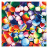Färbungen Regenbogen gestreiftes Pom Pom, 180.