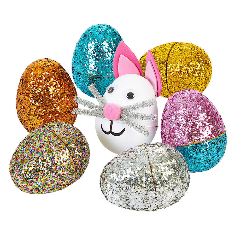 Farbgebiete dekorieren Sie Ihre eigenen Eierpapier-Mâché, 12st.