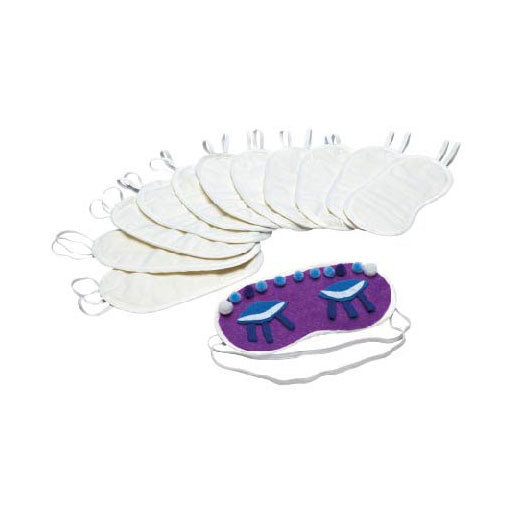 Farbmaske Schlafmaske Baumwolle, 12 Set von 12