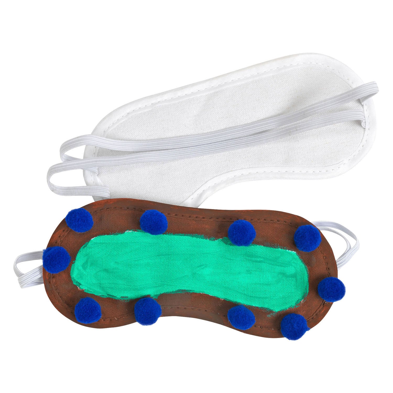 Farbmaske Schlafmaske Baumwolle, 12 Set von 12