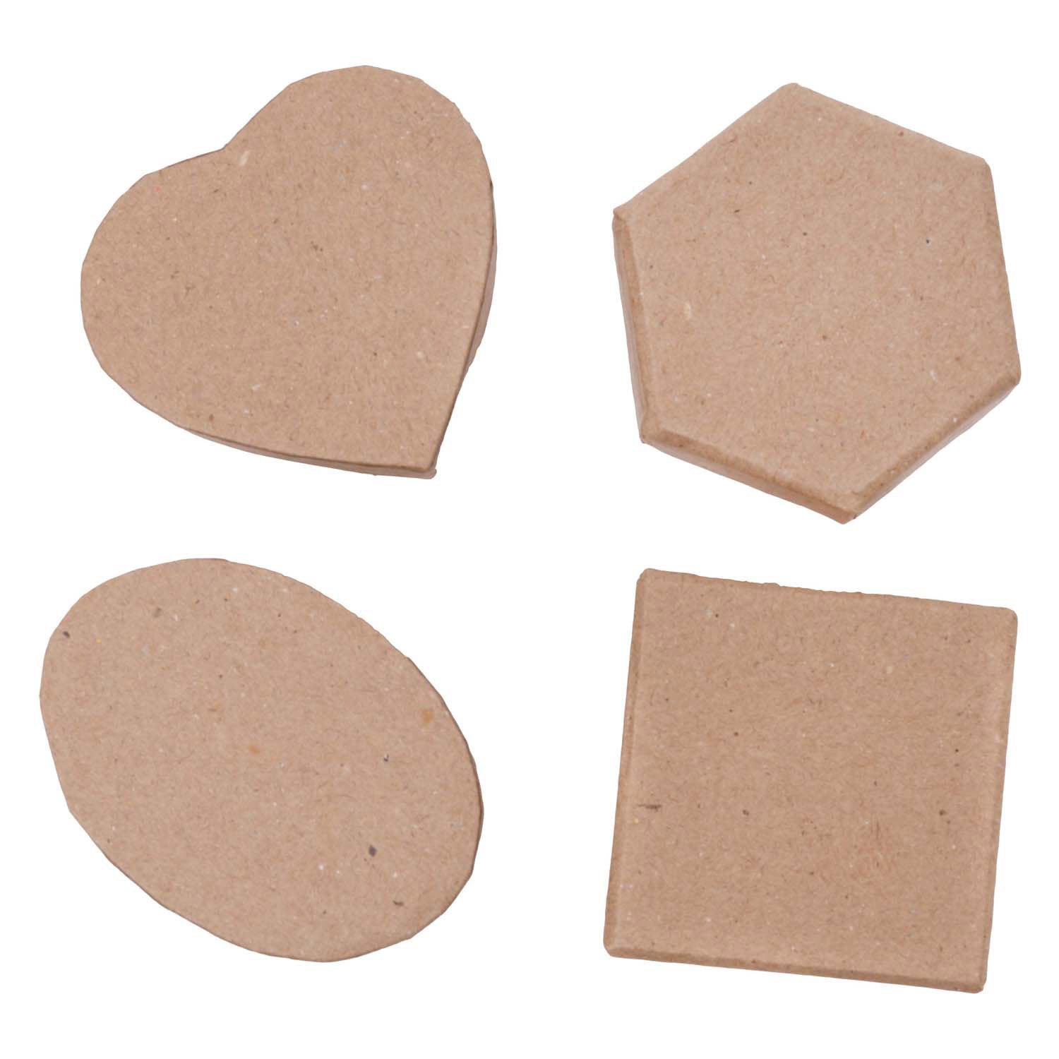 Färben - Papier -Mache -Mini -Boxen, 12st.