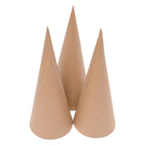 Farbgebiete - Papier -Mache -Zapfen - 20 cm, 20st. - afbeelding 2