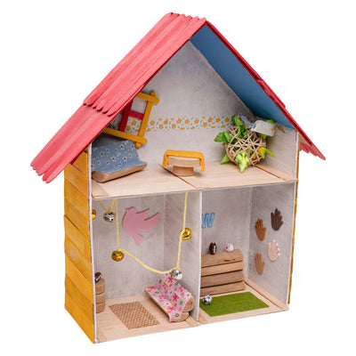Färbung - Papier -Mache Dollhouse