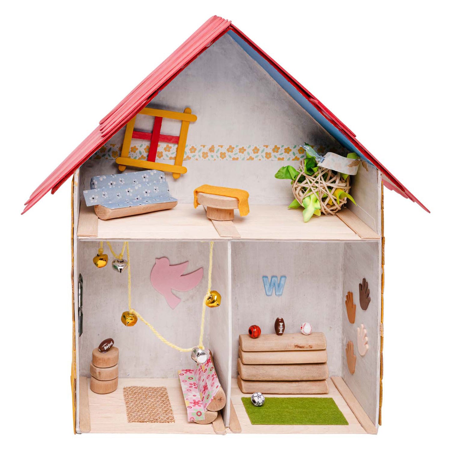 Färbung - Papier -Mache Dollhouse