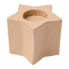 Färbung - Papier -Mache -Teelichthalter - Ster, 6st.