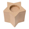 Färbung - Papier -Mache -Teelichthalter - Ster, 6st.