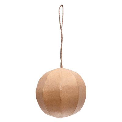 Färben - Papier - Mache Bal Ornamente, 6st.