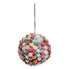 Färben - Papier - Mache Bal Ornamente, 6st.