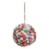 Färben - Papier - Mache Bal Ornamente, 6st. - afbeelding 2