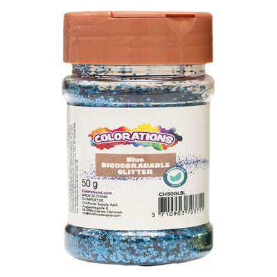 Färben - biologisch abbaubares Glitzerblau - 50g