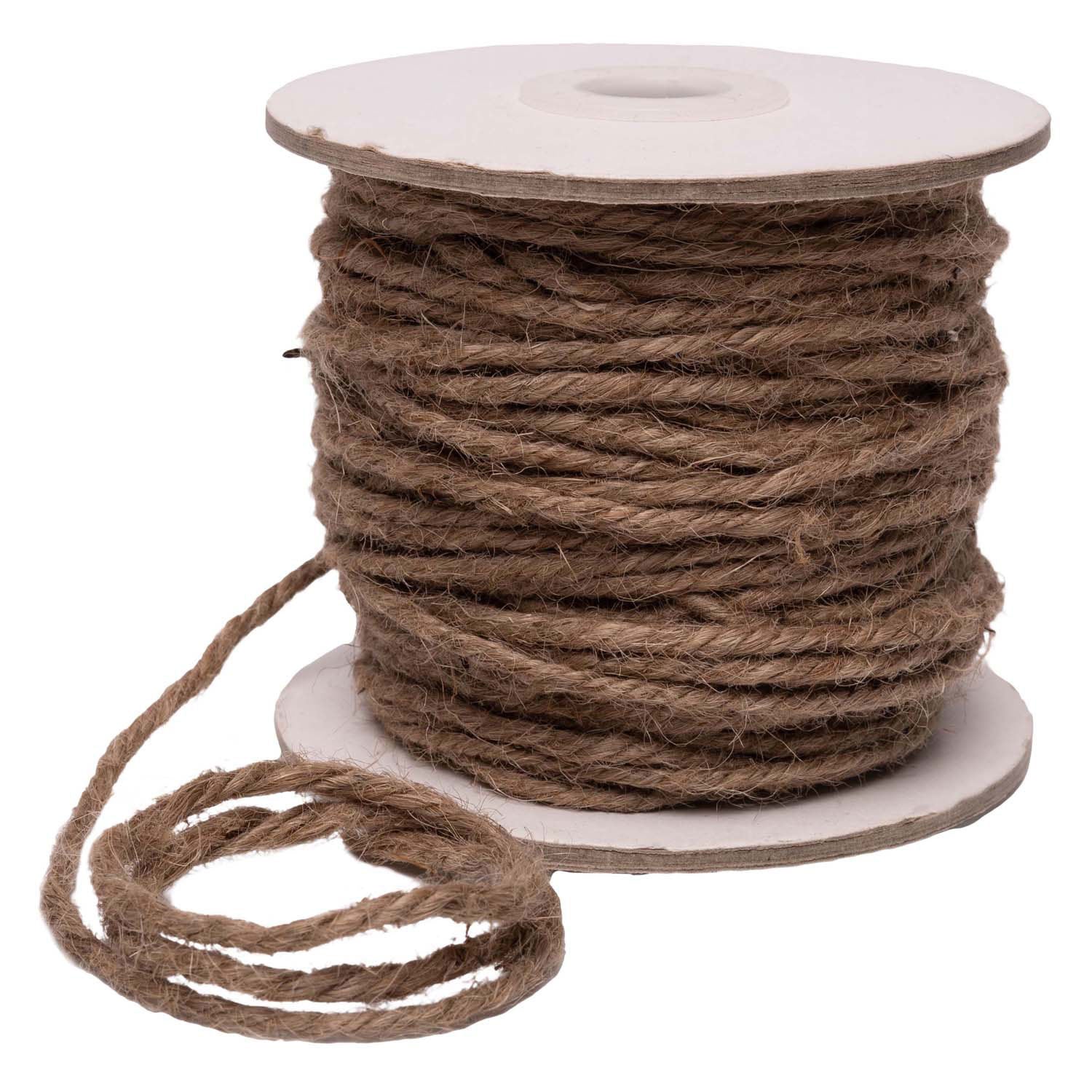 Färbung - Jute -Seil - Rolle von 50 m