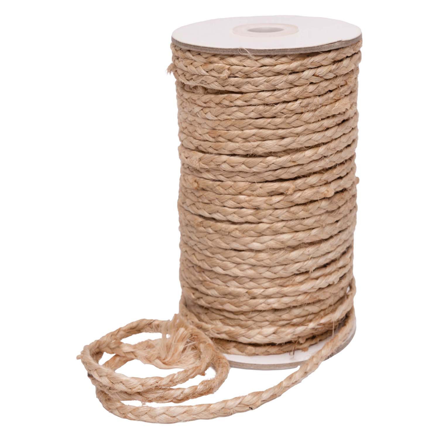 Färbung - Jute KettingTouw - Rolle von 50 m