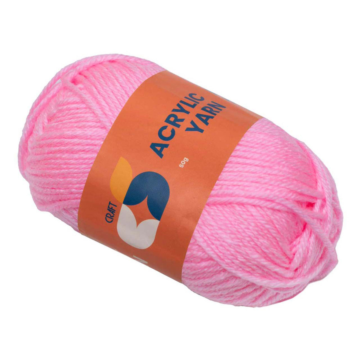 Färben - Acrylgarn rosa, 50g