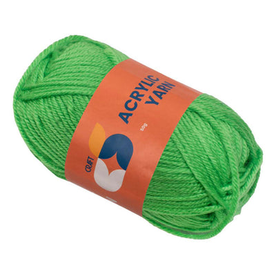 Färbung - Acrylgarn hellgrün, 50g