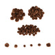 Farbgebiete - Mini Pompons Bruin, 100..