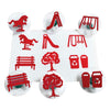 Färben - Easy Grip Stamps Playplatz
