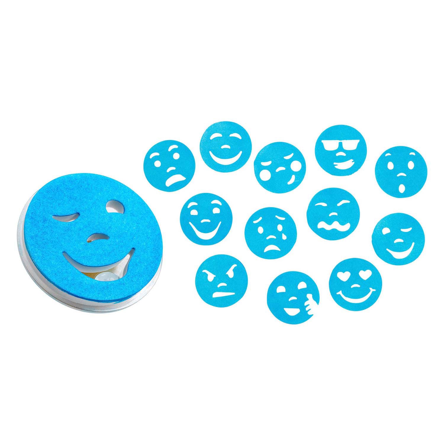 Färben - einfache Grip -Emotionstempel, 12st.