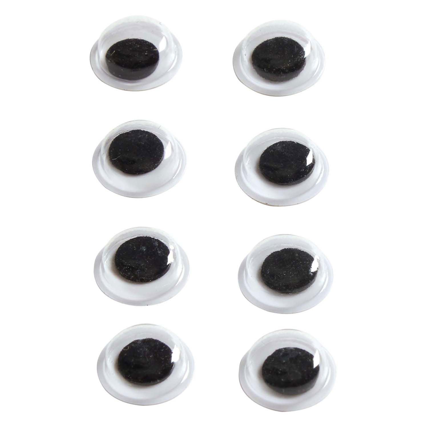 Färbung - Schwarze Wackelaugen im Topf, 1000st.