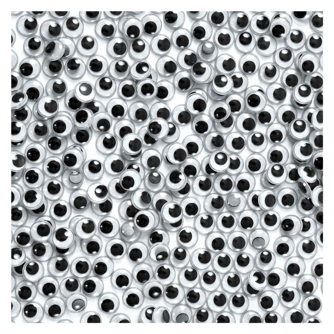 Färbung - Schwarze Wackelaugen im Topf, 1000st.