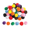 Färben - Farbige Pompons 5 cm, 50..