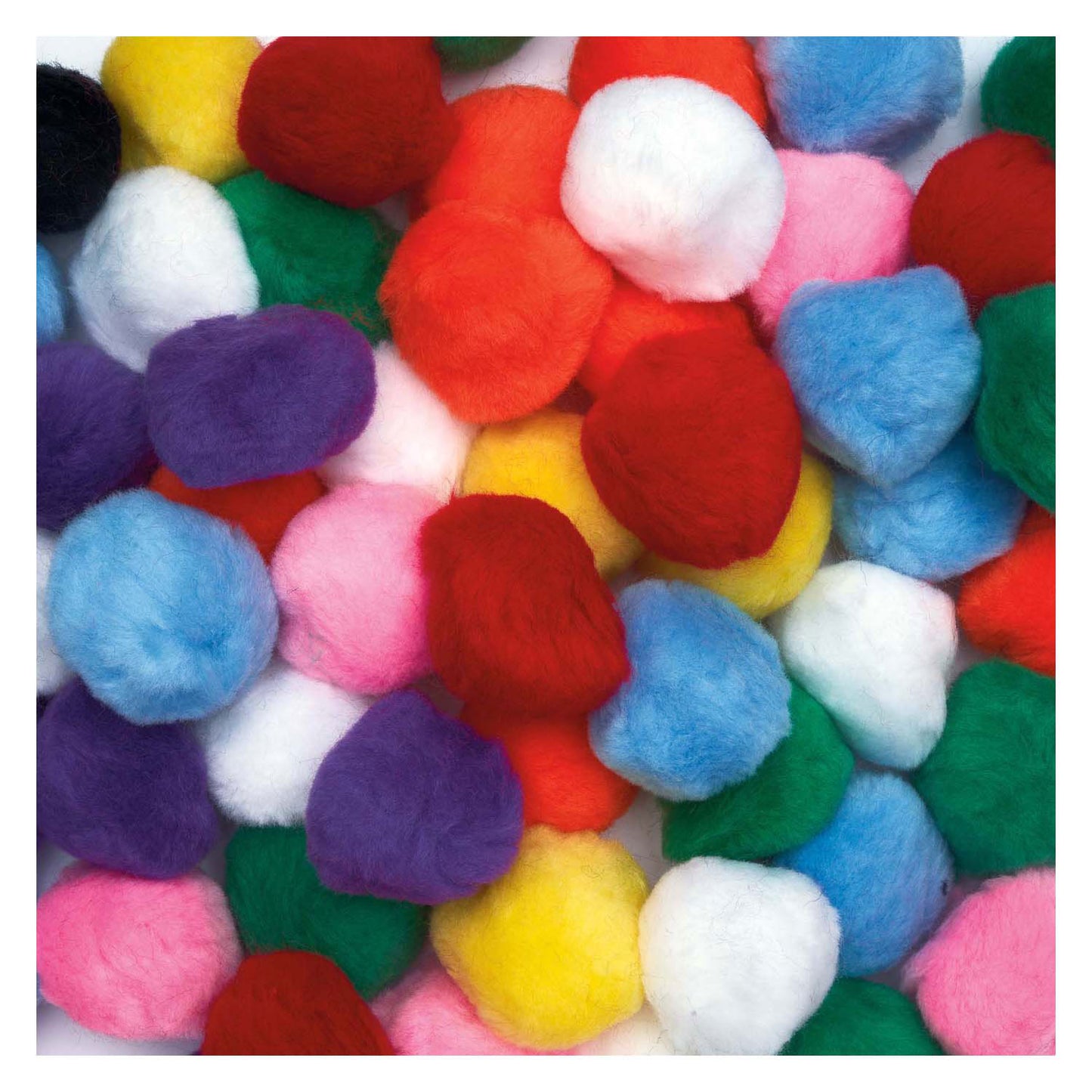 Färben - Farbige Pompons 5 cm, 50..