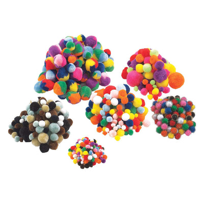 Färbung - Farbige Pompons, 700st.