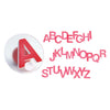 Farbgebiete - einfache Stempel von Grip -Großbuchstaben, 26st.