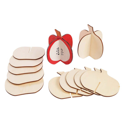 FARKEN - Bauen Sie Ihren eigenen 3D -Holzkürbis, 6dlg.